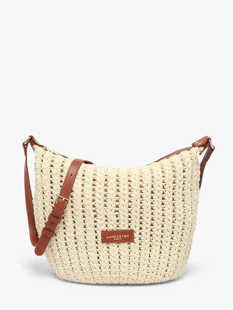 Sac Bandoulière Tresse Coton Lancaster Beige tresse coton 69