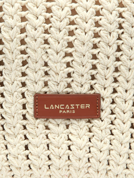 Sac Bandoulière Tresse Coton Lancaster Beige tresse coton 69 vue secondaire 3
