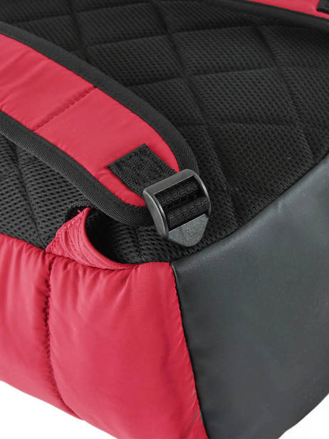 Backpack 1 Compartment Schott Red downbag 62714 other view 1
