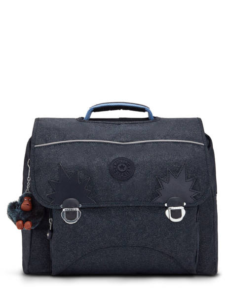 2-compartment  Satchel Kipling Blue back to school K00082