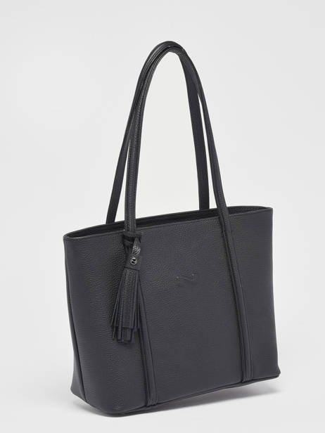 Leather Small Cabas Tote Bag Nathan baume Black nathan 6 other view 2