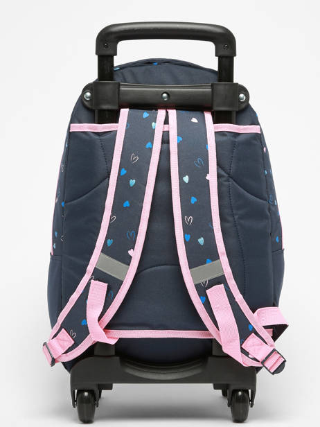 1-compartment Wheeled Schoolbag Milky kiss Blue we are one 3545 other view 4